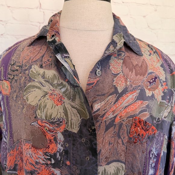 80's Abstract Shirt - Brand Ignite - Unisex - SIze Med/Large - Picture 9 of 10